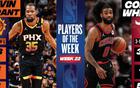 NBA周最佳公布：杜蘭特33次當選，懷特連任隊史第二人。